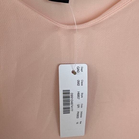 J.Crew Women’s V-Neck Camisole in Light Pink, Size 16, NWT - Picture 2 of 5